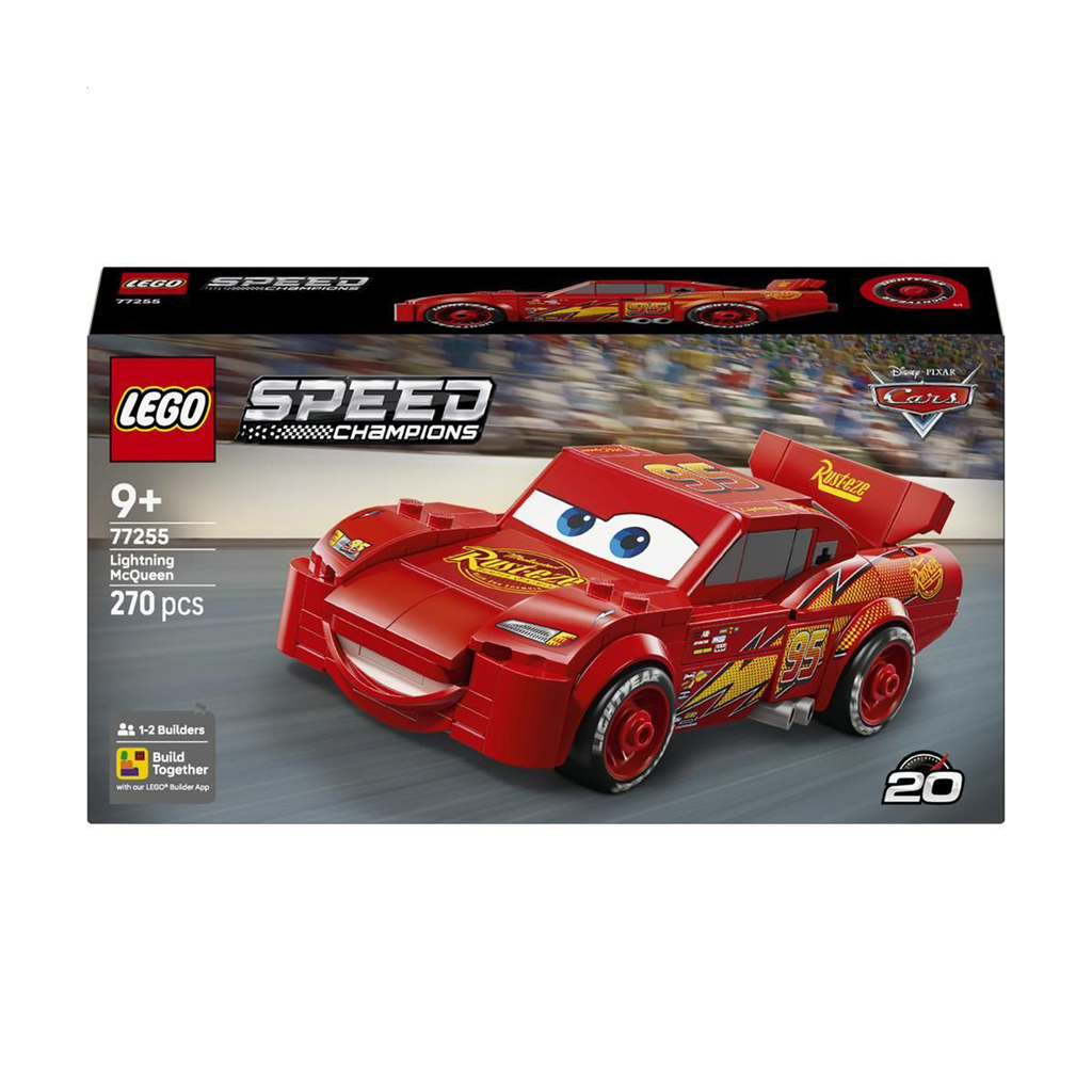 Конструктор LEGO Speed Champions Блискавка МакКвін, 270 деталей, від 9 років (77255)