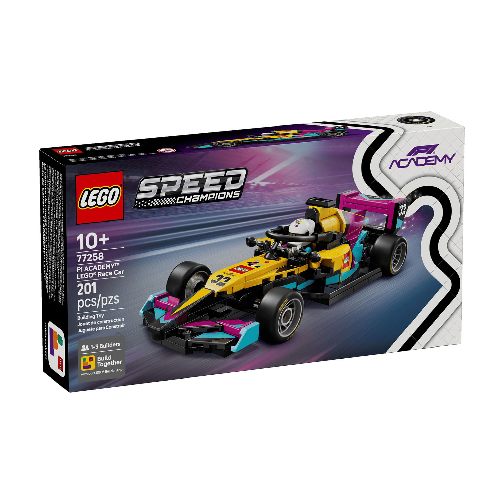 Конструктор LEGO Speed Champions Гоночний автомобіль F1 Academy, 201 деталь, від 10 років (77258)