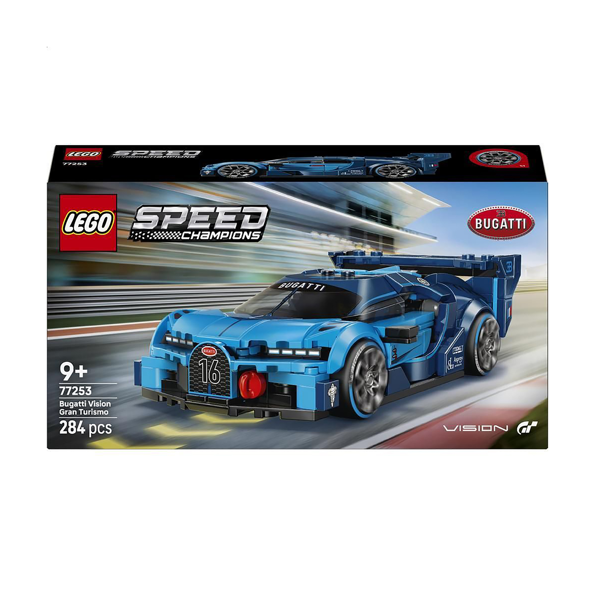 Конструктор LEGO Speed Champions Спортивний автомобіль Bugatti Vision GT Hyper, 284 деталі, від 9 років (77253)